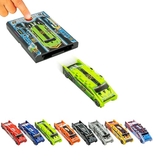 D Racer &ndash; Flat Car Racer And Pocket Size Racecar Launcher 