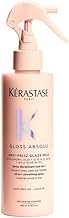 Kérastase Gloss Absolu Anti-Frizz Glaze Milk, All-In-One Multi-Benefit Spray for Frizz Tendency Hair, with Glycolic Acid, Hyaluronic Acid and Wild Rose in Oil, 190ml
