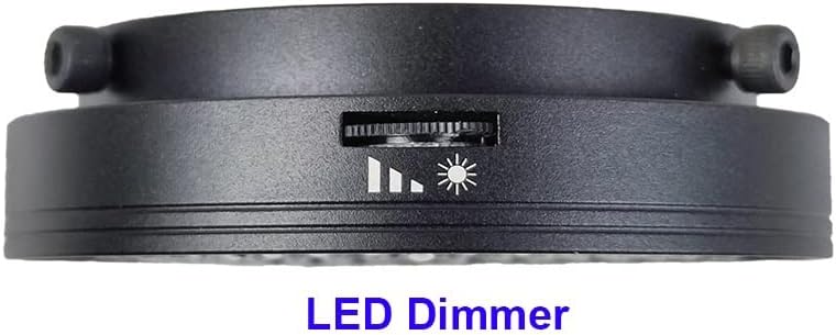 Lab Microscope Replacement Parts 5V LED Ring Integrated Dimmer Light Illuminator Adjustable Lamp for Stereo Microscope