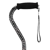 NOVA Designer Offset Handle Cane, Leopard