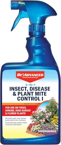 BioAdvanced 3-in-1 Insect, Disease, and Plant Mite Control Spray - Insecticide, Fungicide & Miticide...