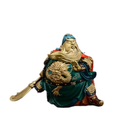 Guan Gong en laiton pour chasser les mauvaises énergies et sécuriser votre commerce