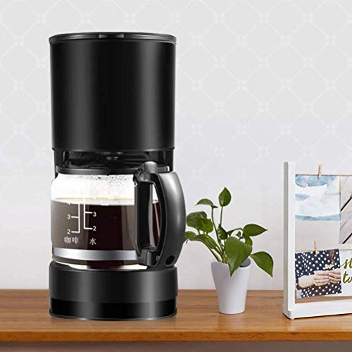 YINGGEXU Kaffeemaschine. Filterkaffeemaschine, 0.6L Anti-Drip-Design abnehmbare Filter warm halten, 600W… – Bild 3