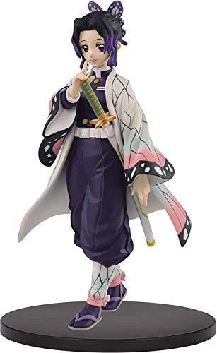 Demon Slayer Figure/6.3''Demon Slayer Toy Kochou Shinobu Figure PVC Action Figure Hand-Made Figure Anime Collection Statue Doll Toy Gifts for Anime Fans