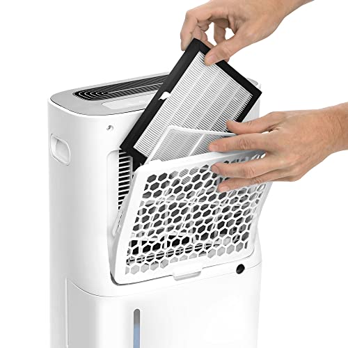 TROTEC Déshumidificateur-purificateur d'air TTK 70 HEPA (Plus) | filtration HEPA | Pour pièces de 50 m²/125 m³ max. | Capacité de déshumidification max. de 24 litres/24 heures – Image 6