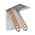 Electric Attic Ladder Remote Control Attic Stairs Titanium Magnesium Alloy Loft Ladder Ceiling Telescopic Ladder