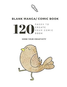 BLANK MANGA/ COMIC BOOK 120 PAGES TO CREATE YOUR COMIC BOOK