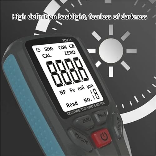Medidor de Espesor para Recubrimientos con Pantalla LCD miniatura 5