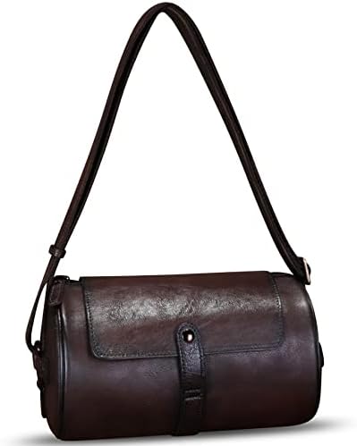 Genuine Leather Crossbody Bag Vintage Handmade Shoulder Purse Retro Satchel Travel Daypack Sling Bag