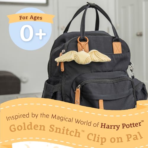 Image of Kids Preferred - Golden Snitch Clip on Pal - Stimulating Harry Potter Travel Toy for Babies
