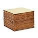 Bright Creations A5 Wooden Project Bases - 36 Pack, 5 x 5 in, 0.1 in Thick Poplar Blanks - DIY Supply & Unfinished Wood Craft Squares for Painting, Staining & Wood Craft