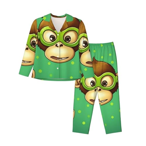 Pyjama 2 pièces doux manches longues idéal pour vos soirées cocooning et week-ends