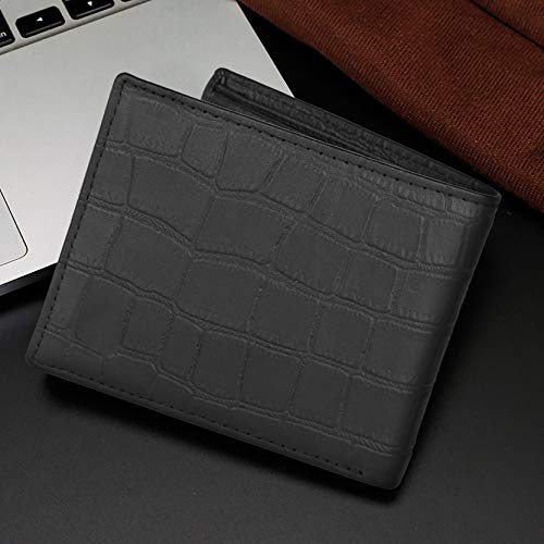 Image of WildHorn RFID Protected Leather Wallet for Men,Black