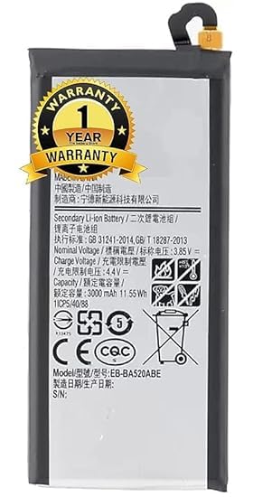 Image of Original EB-BA520ABE Battery for Samsung Galaxy A5 2017 / A520 / SM-A520F Battery 1 Year with Warranty ***(Y0000025)