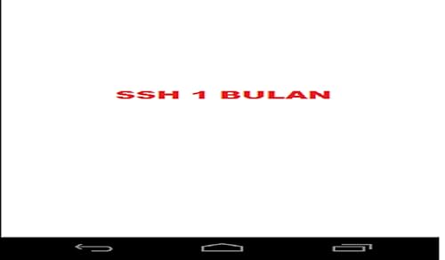 SSH SATU BULAN