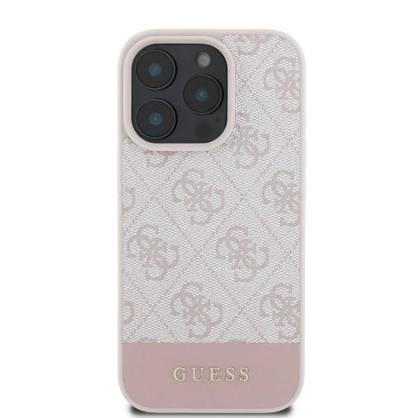 Coque iPhone 16 Pro Guess Rose rigide antichoc en polyuréthane 4G