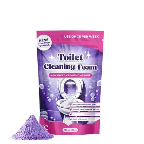 Toilet Cleaner, Toilet Freshener, Removes Limescale, Long Lasting Fragrance, Deep Cleaning Toilet Tablets, Deep Clean Without Scrubbing, Instan Action Foam for Sparkling Clean Toilet (1)