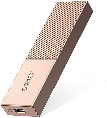 ORICO Upgraded M.2 NVME SSD Enclosure 40Gbps PCIe3.0x4 USB C Adapter, Aluminum NVME PCIe 2280 M-Key(B+M Key) External Solid State Drive Case, Support Thunderbolt 3/4 USB3.2/3.1/3.0/Type C