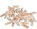 Ram-Pro Mini Natural Wood Clothespins - 150 Pieces Mini Clothespins Wooden Clips Pegs for Crafts and Home Decoration, Wooden Pins for Scrap Booking Mini Wooden clothespins