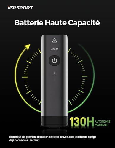 iGPSPORT VS500 Lumiere500 Lumen Bicicleta Delantera y Trasera 3000mAh Lámpara Bicicleta Recargable USB C Iluminación Bicicleta LED Potentes Faro Accesorio para Bicicleta MTB Carrera Ciclismo - imagen 2