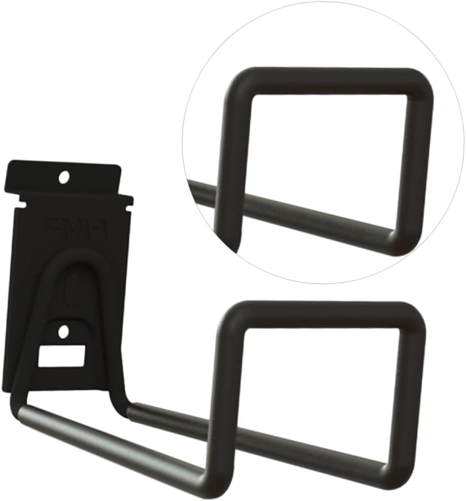 BESTonZON 2pcs Bike Wall Hooks Heavy Duty Garage Storage Racks Wall Mount Flip-up Bike Hangers Space-saving Stand Holders for Types Easy Installation