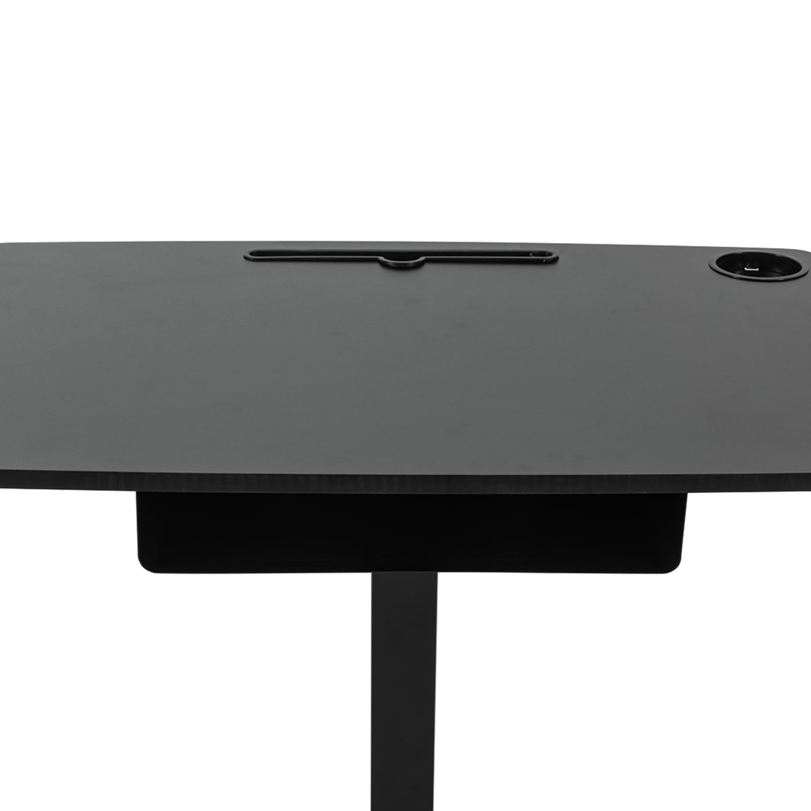 Bitodd Mobile Standing Desk Foot Pedal Rolling Desk with Adjustable Heigh Large Storage Adjustable Laptop Desk with 4 — view 5