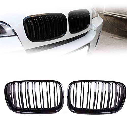 Grille calandre double latte pour remplacer pare-chocs BMW X5 E70 X6 E71 M - 3