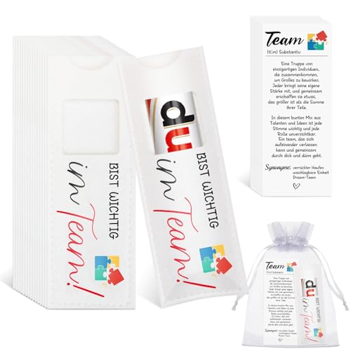 MOTONG 15 Stück Filz Schokolade Geschenk Hülle Gastgeschenk für Schokolade Verpackung Kompatibel mit Duplo Dankeschön Geschenke Klein für Team Geschenk Kollegen Firmentreffen Mitarbeiter