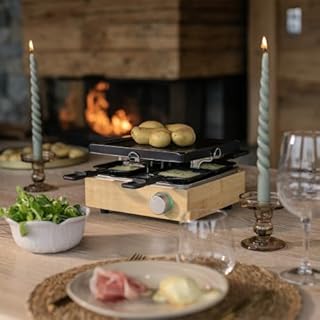 Appareil À Raclette 4 Personnes 800w + Gril - DOC311