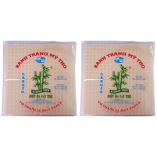 Bamboo Tree Rice Paper (22 CM - Square) - 340g (Pack of 2)