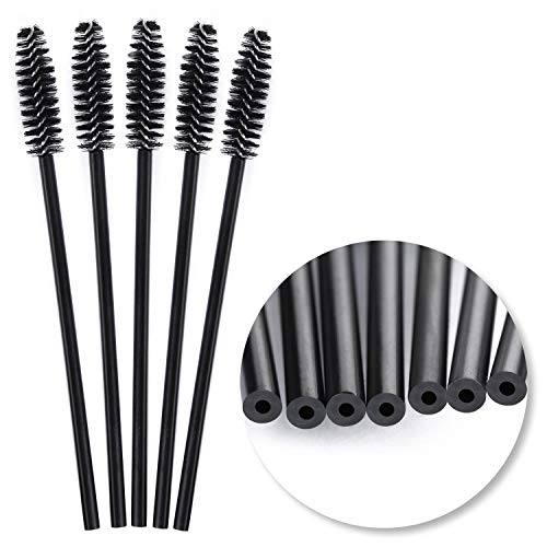 Tbestmax 200 Disposable Mascara Wand Eyebrow Brushes Spoolies Applicator For Eyelash Extension Makeup Kits #TOP1