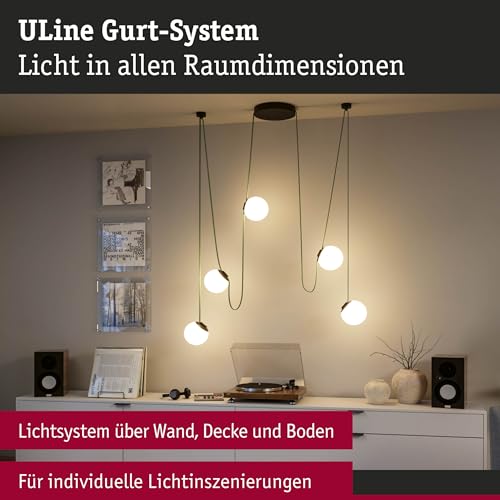 Paulmann 94638 ULine Gurt 5m Dacron Textil Kupfer Grün