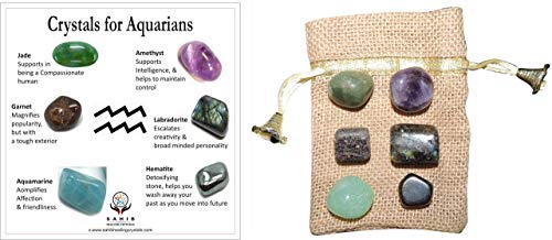 voor sterrenbeeld: Waterman trommelstenen set voor Reiki Healing & Vastu-correctie opgeladen door Reiki Grand Master & Vastu Expert, kristal, kwarts, Kristal, Kwarts - Afbeelding 4