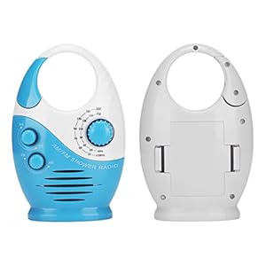 AM FM Draagbare Radio, Muziek Douche Luidspreker Radio, Draagbare Haak Type Waterdichte Broadcasts voor Doucheruimtes, Nachtkastjes en Garages