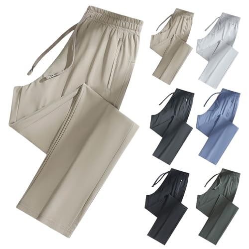 Beeswan Pants for Men Quick Dry Pull-On Stretch Pants Drawstring Waist Straight Active Athletic Glide Pant Unisex4