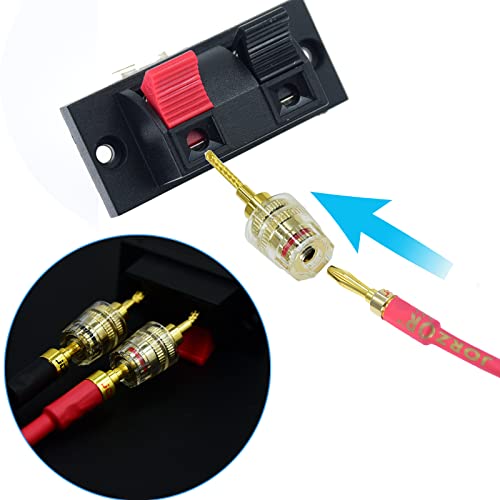Arklove Adaptador Banana 4mm Hembra a Pin 2mm 2 Pack miniatura 3