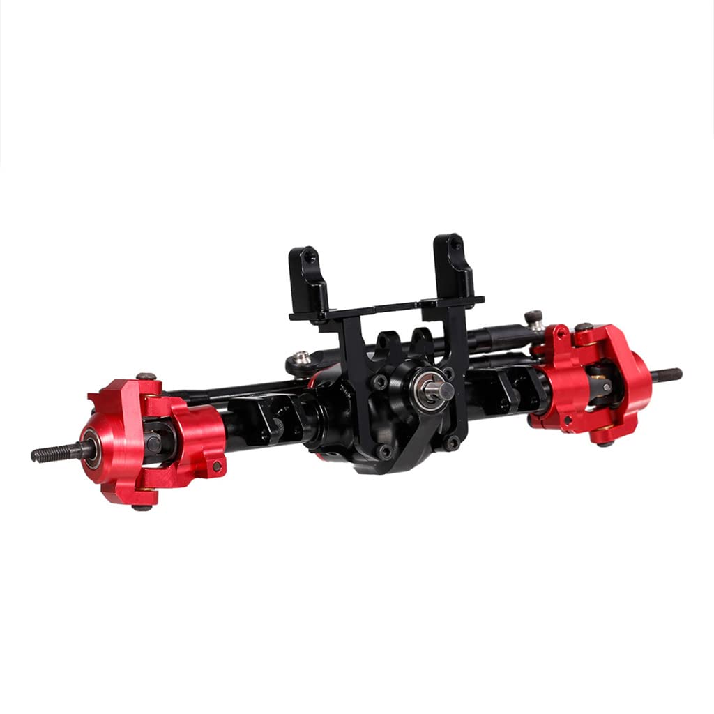 Oś przednia, metalowy przedni lub tylny wał napędowy RC Heavy Duty Łożysko Zestaw osi Część zamienna do RC Car Crawler10 90046 90047 Model Toy