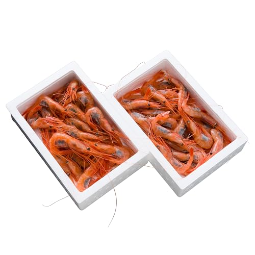 北海道留萌産 漁師採りたて甘えび400g×2箱