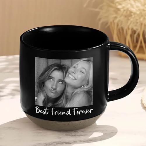 Taza de cerámica personalizada con foto para mejores amigas miniatura 5