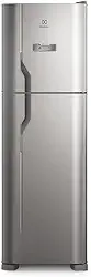 Geladeira Electrolux Frost Free 400L Efficient Turbo Freezer Duplex Inox Look (DFX44) 220 V