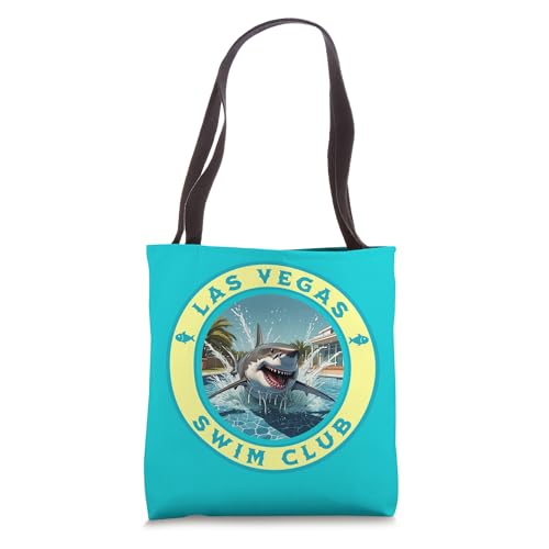 Pool Party Las Vegas Shark Souvenir Tote Bag