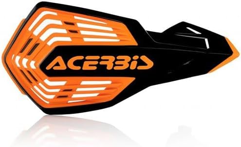 Acerbis X-Future Handguards - Black/16 Orange (2801965229)