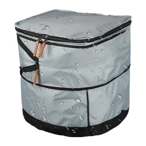 Cesta impermeable para bicicleta con lona elástica anti-UV para proteger tus compras