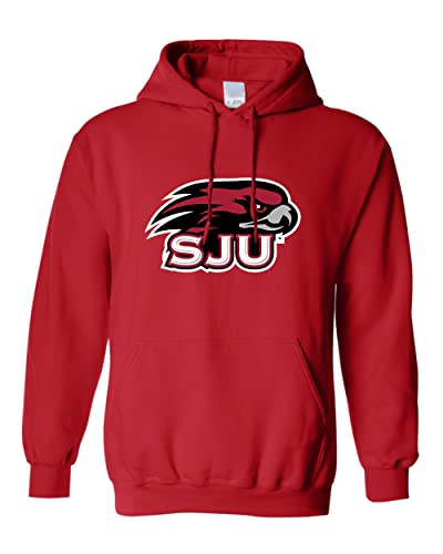 CreateMyTee | Saint Joseph's University Full Logo Hooded Sweatshirt