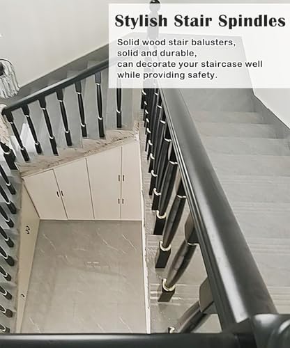 Ejes de madera para escalera y postes de columna resistentes 3