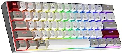 Newmen GM610 Pro Compact Mechanical Gaming Keyboard Bluetooth/Wireless 2.4G/Wired Backlit Hot Swappable Mechanical Keyboard Brown Switch(Triple Mode)