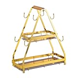 Lar Capaci – Ce support de tasse à café mesure 32 x 25 x 37 cm. L'arbre à tasses peut accueillir au moins 8 tasses, vous permettant de mettre en valeur votre collection dans un espace cactus. Le 2-Ti