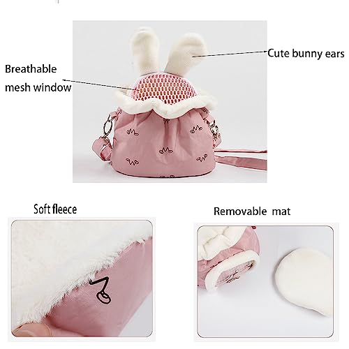 Anelekor SW09 Hamster Carrier Bag Breathable Warm Small Animals Travel Carrier Potable Sugar Glider Pouch Small Pet Outgoing Handbag For Squirrel Mouse Rat Gerbil Hedgehog Chinchilla  thumb #3