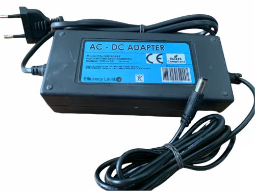 ATA ELEKTRONİK 12 Volt 3 Amper Adaptör Toplamda 2 Metre Kablolu