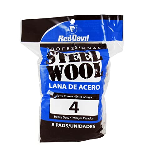 Image of Red Devil 0327 Steel Wool, 4 Extra Coarse, (Pack of 48)